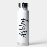 Personalised Water Bottle with Straw – Custom Name<br><div class="desc">Personalised Water Bottle with Straw – Custom Name – Gift for School,  Camp,  Daycare</div>