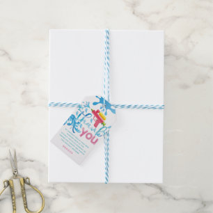 Personalised Water Gun Summer Birthday Thank you G Gift Tags