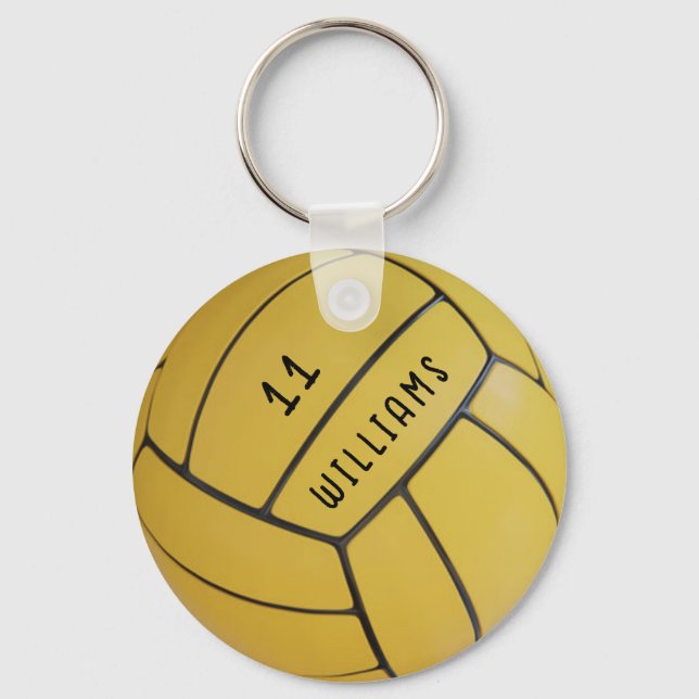 Personalised Water Polo Key Chain (Front)