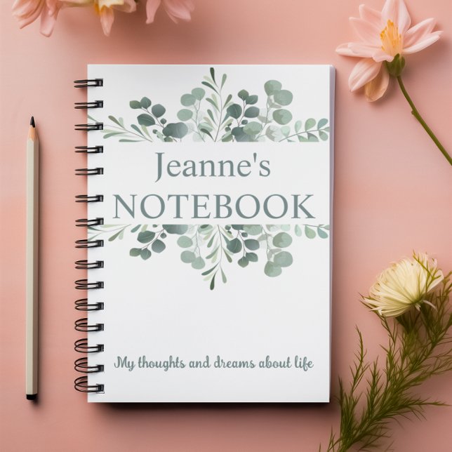 Personalised Watercolor Botanical Journal (Creator Uploaded)