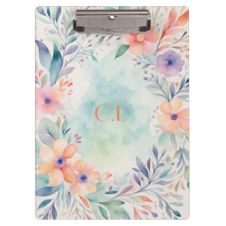 Personalised Watercolor Clipboard