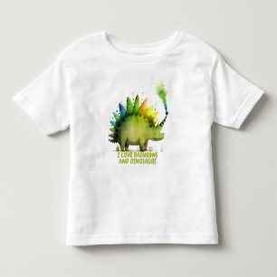 Personalised Watercolor dinosaur Tee
