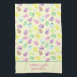Personalised Watercolor French Macarons |Macaroons Tea Towel<br><div class="desc">Personalised Watercolor French  Macarons | Macaroons ,  Matching products available in my store .</div>