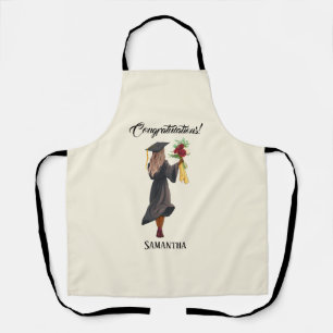 Personalised Watercolor Graduation (5) Apron
