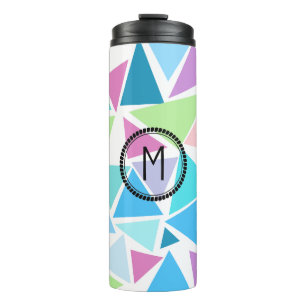 Personalised Watercolor Initial Travel Mug