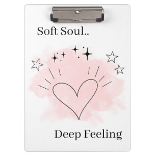 Personalised Watercolor Line Art Clipboard