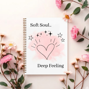 Personalised Watercolor Line Art Planner Notebook