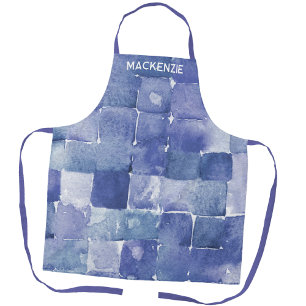 Personalised Watercolor Paint Artist Blue Apron