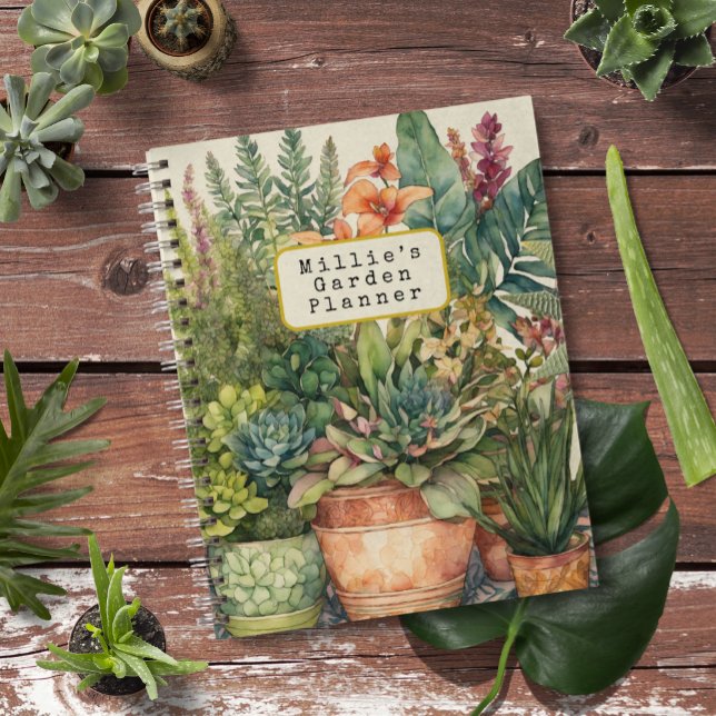 Personalised Watercolor Plants Garden Planner (Creator Uploaded)