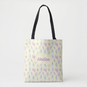 Personalised Watercolor Teeth Tote Bag