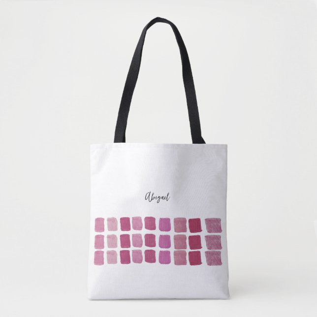 Personalised Watercolor Tote Bag (Front)