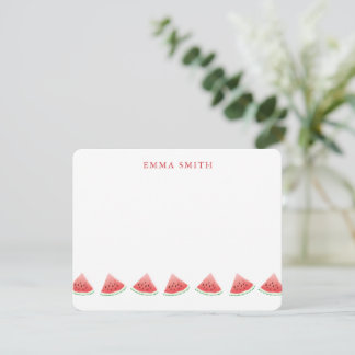 Personalised Watermelon Note Card