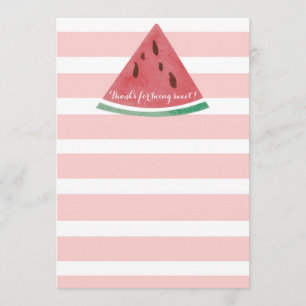 Personalised Watermelon Thank You Card