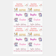 Personalised Waterproof Name Labels For Kids