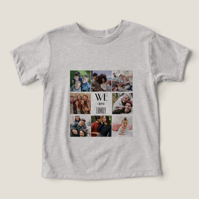 Personalised "We Are Family" Photo Template (Design Front)