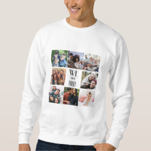 Personalised "We Are Family" Photo Template Sweatshirt