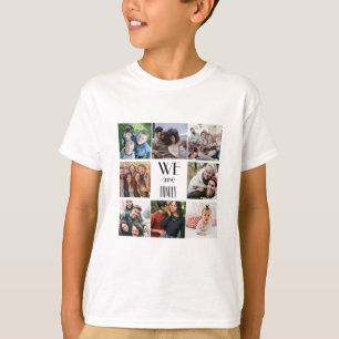 Personalised "We Are Family" Photo Template T-Shirt