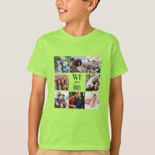 Personalised "We Are Family" Photo Template T-Shirt