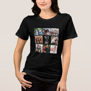 Personalised "We Are Family" Photo Template Tri-Blend Shirt