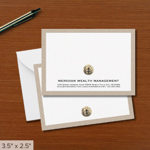 Personalised Wealth Management Note Cards