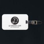 Personalised website add Your Logo Here Simple Luggage Tag<br><div class="desc">'Your Logo Here,  Simple,  Customisable' is exactly that. You just want something easy to work with where you can place your logo and any other business details.</div>