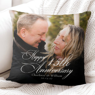Personalised Wedding Anniversary Cushion
