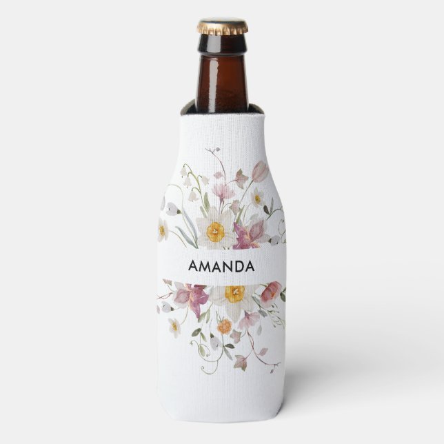 Personalised Wedding Bottle Cooler (Bottle Front)