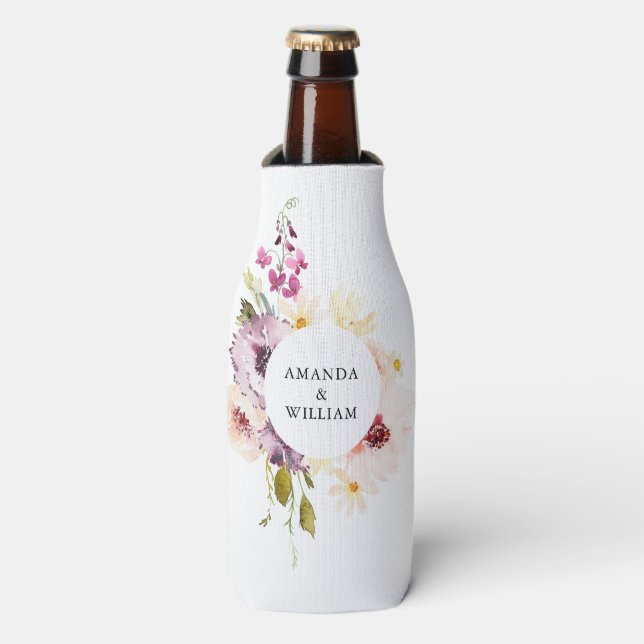 Personalised Wedding Bottle Cooler (Bottle Front)