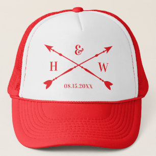 Personalised Wedding Bridal Party Groomsmen Groom Trucker Hat