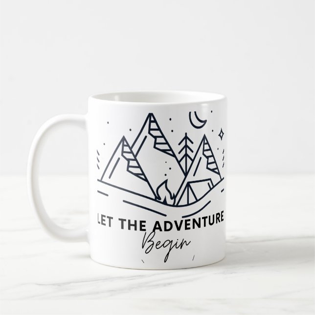 Personalised Wedding Camping Mug,gifts Coffee Mug (Left)
