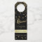 Personalised Wedding CHEERS Black Gold Confetti