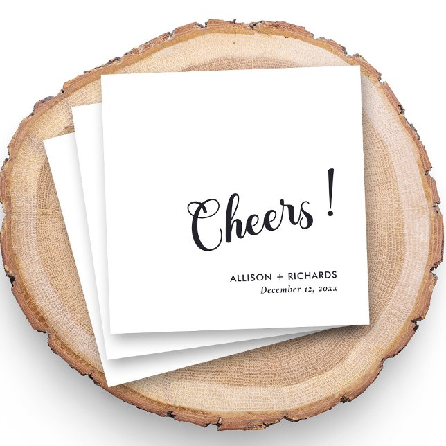 Personalised Wedding Cocktail Napkins With Names (Creator Uploaded)