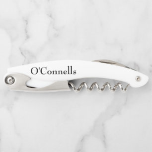 personalised wedding corkscrew