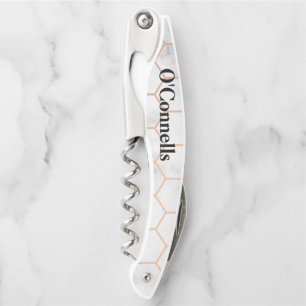 personalised wedding corkscrew