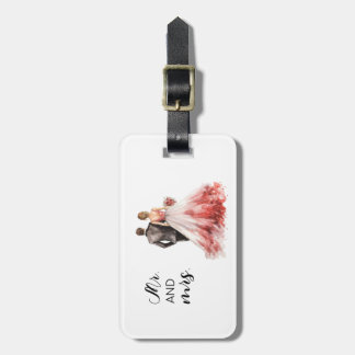 Personalised Wedding Couple Luggage Tag