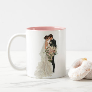 Personalised Wedding Couple Mug Custom Mr & Mrs