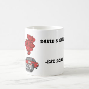Personalised wedding couples mug