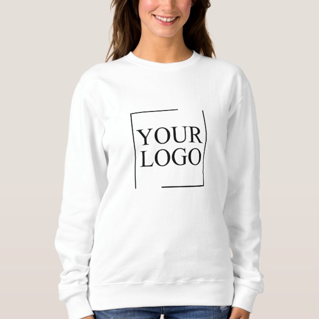 Personalised Wedding Custom Idea Add Logo Sweatshirt (Front)