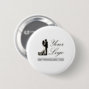 Personalised Wedding Custom Idea Add Your Design 6 Cm Round Badge