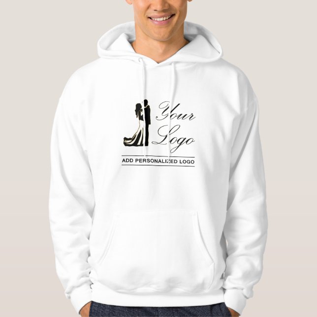 Personalised Wedding Custom Idea Add Your Design Hoodie (Front)
