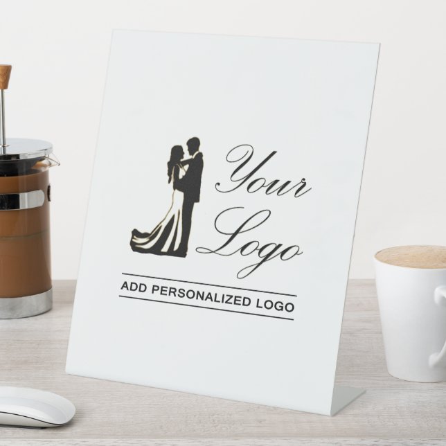 Personalised Wedding Custom Idea Add Your Design Pedestal Sign (In SItu)