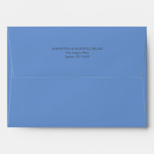 Personalised Wedding Envelopes Coastal Blue