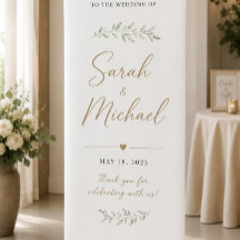 Personalised Wedding & Event Retractable Banner