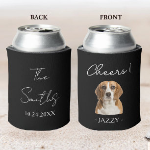 Personalised Wedding Favour Dogs Pets Cats Animal Can Cooler