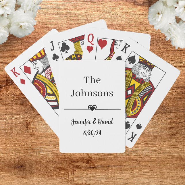 Personalised Wedding Favour Playing Cards (Creator Uploaded)