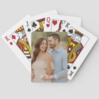 Personalised Wedding Favour Playing Cards