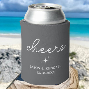 Personalised Wedding Favours Customised Wedding Can Cooler
