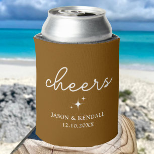 Personalised Wedding Favours Customised Wedding Can Cooler