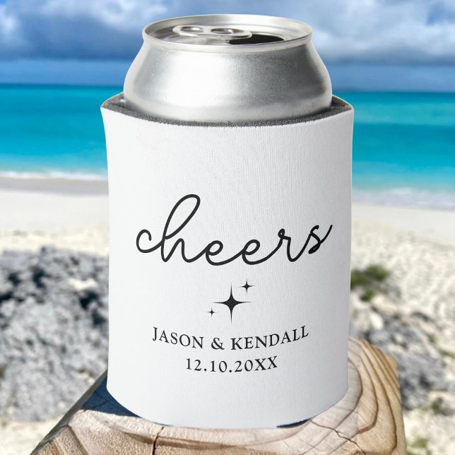 Personalised Wedding Favours Customised Wedding Can Cooler (Creator Uploaded)