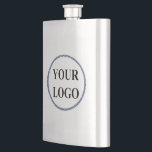 Personalised Wedding Gift Customised Idea LOGO Hip Flask<br><div class="desc">You can customise it with your photo,  logo or with your text.  You can place them as you like on the customisation page. Funny,  unique,  pretty,  or personal,  it's your choice.</div>